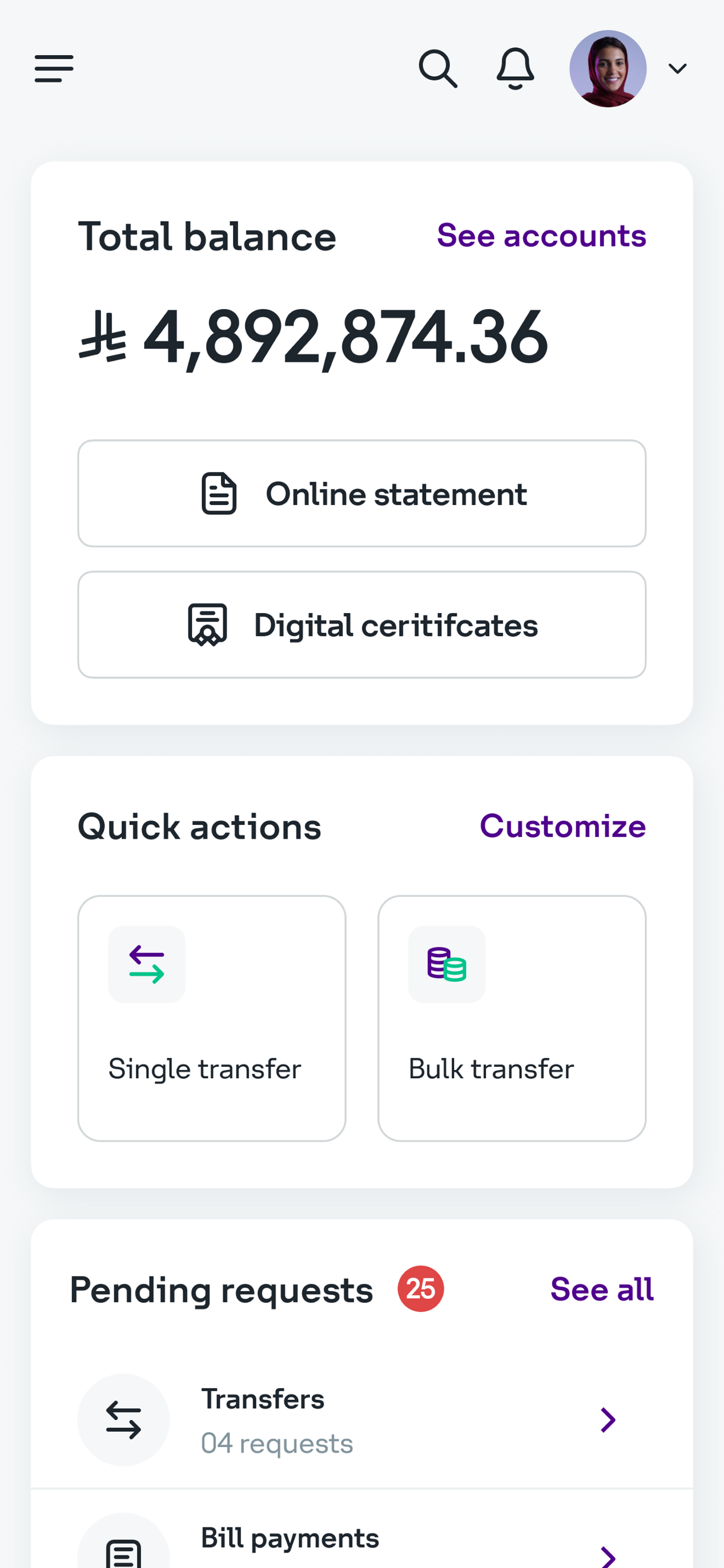 Business hero phone image