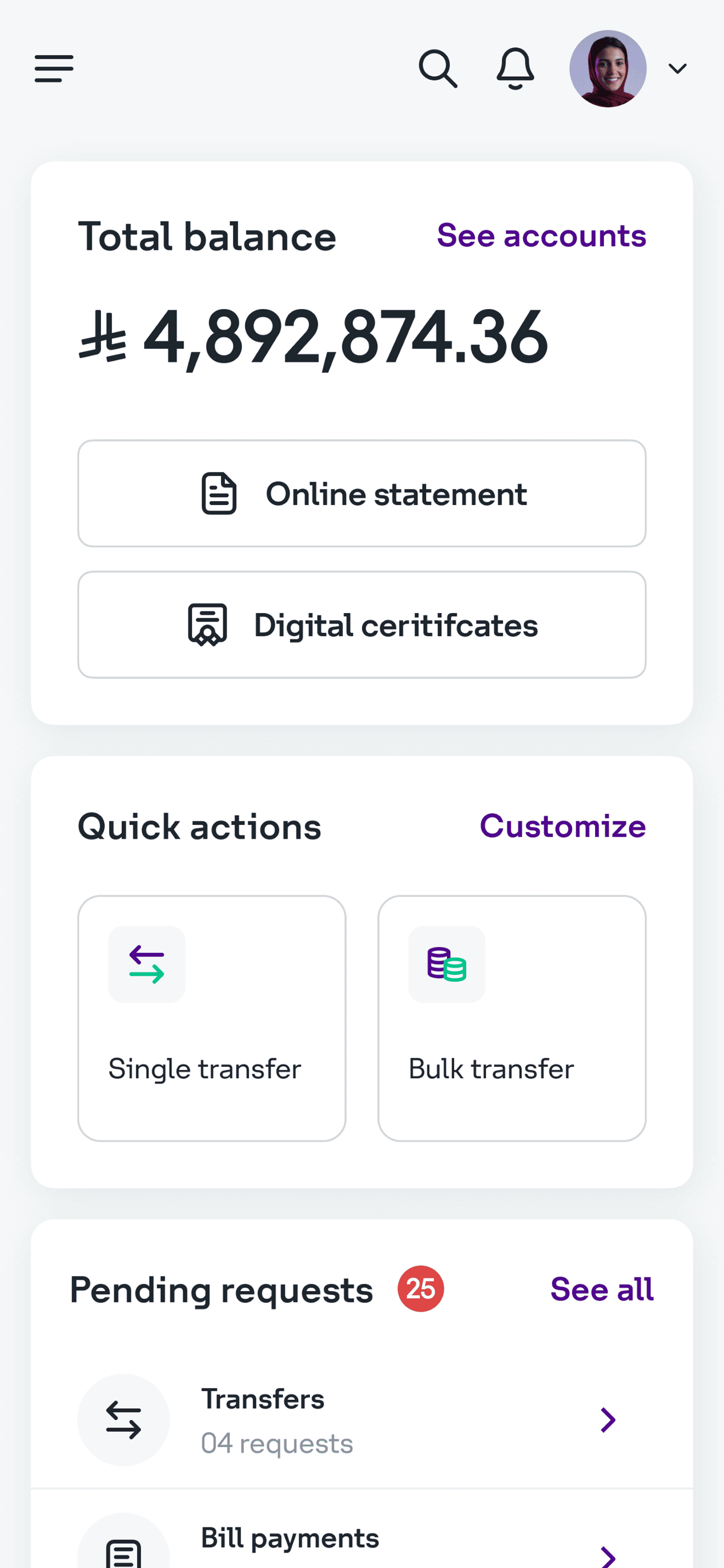 Business hero phone image