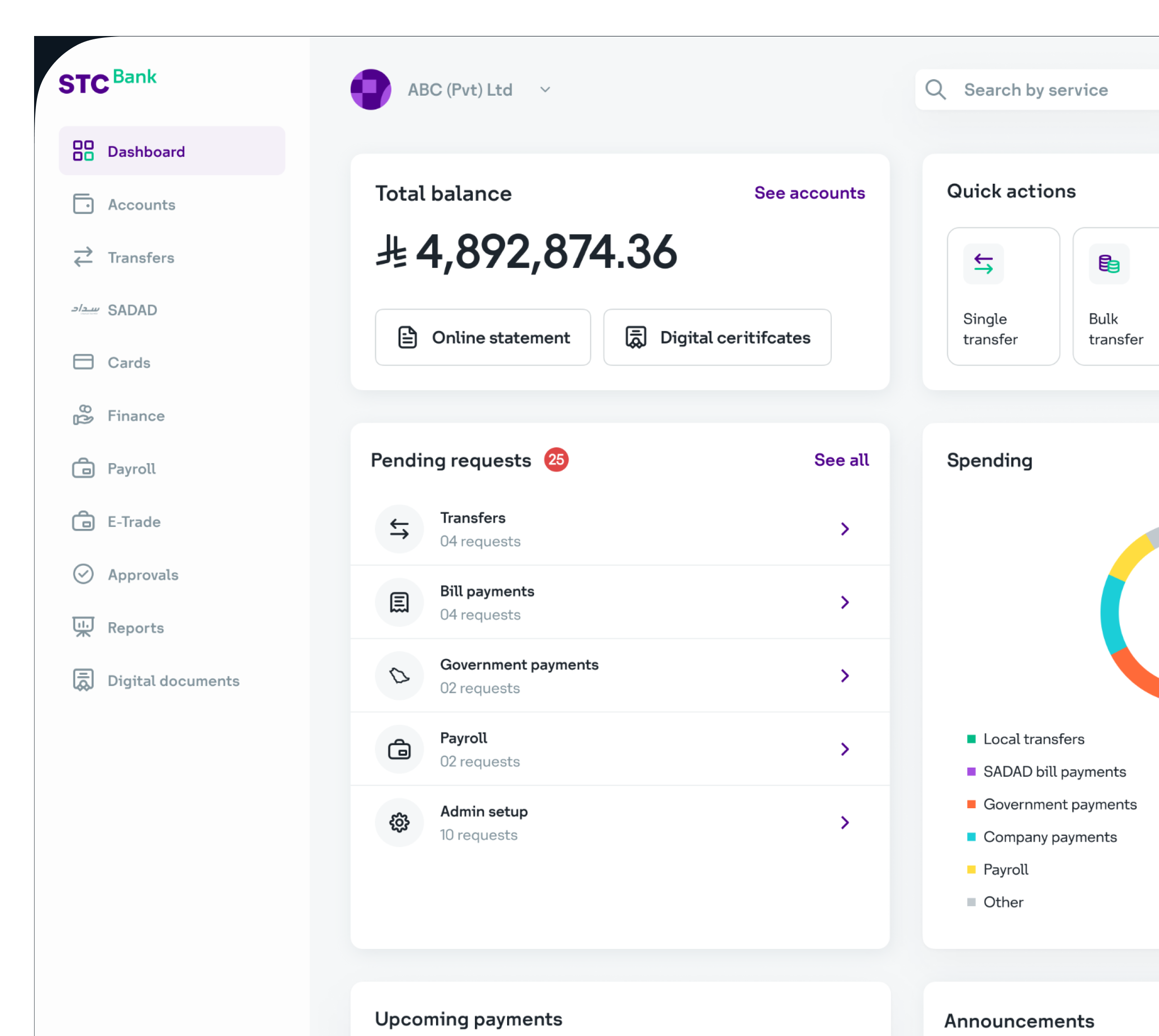 Business hero screen image