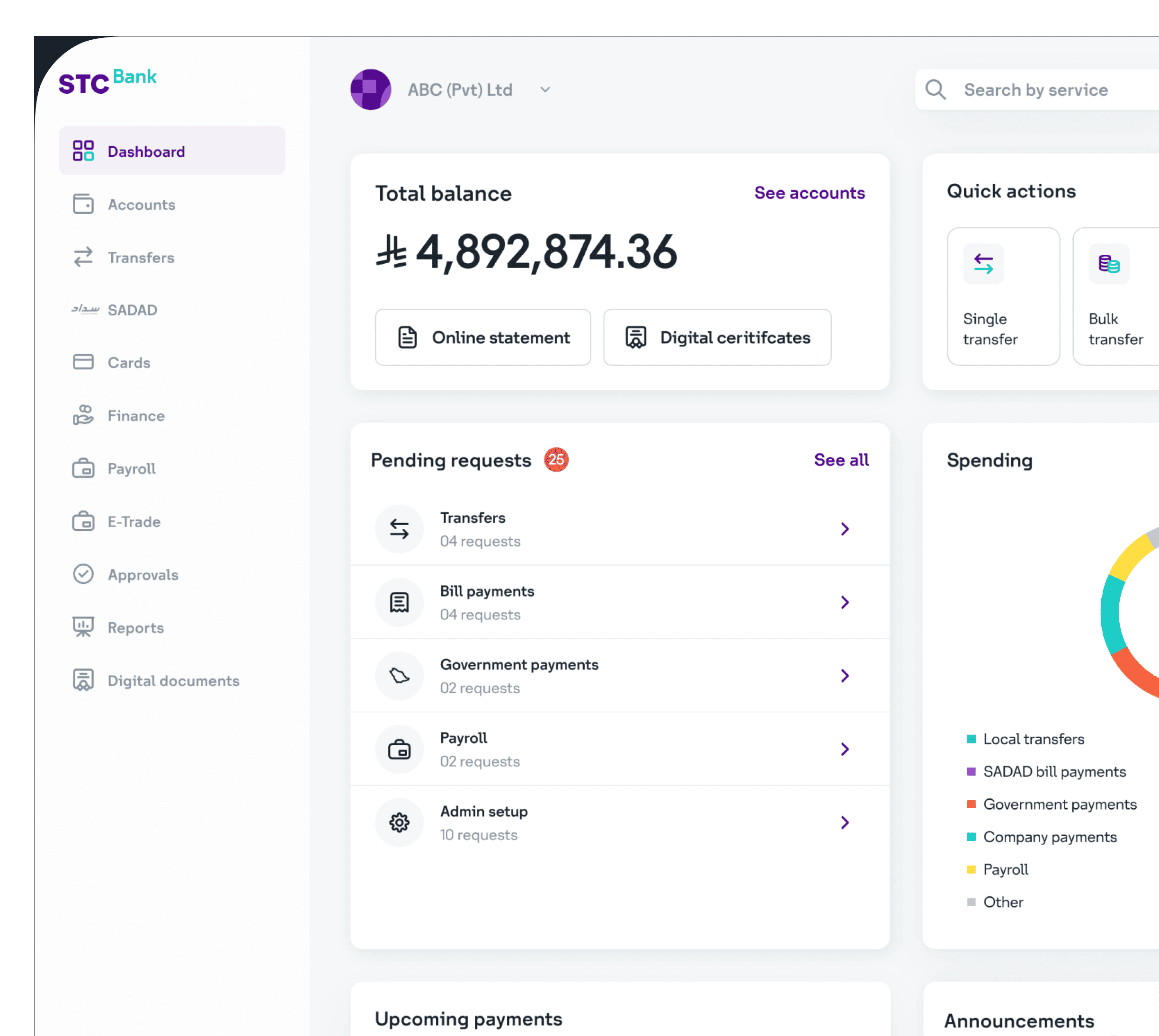 Business hero screen image